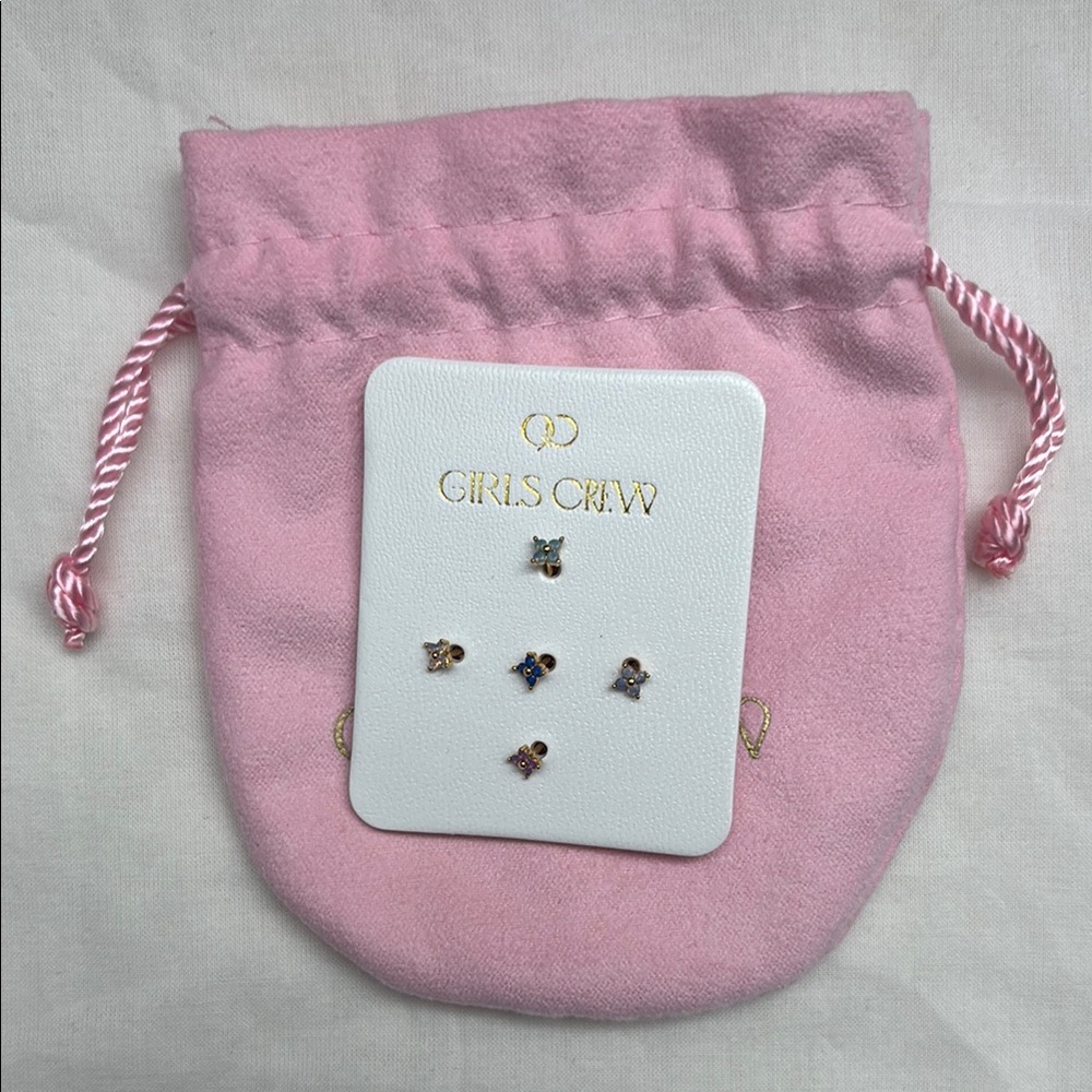 Girls Crew Beautiful Blossom Stud Set - Picture 4 of 6
